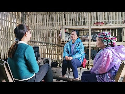 The husband&#039;s second wife came to the house and talked to Ms. Tuyet.