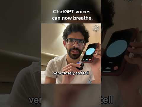 ChatGPT Voices can now BREATHE! Realistic AI Voices on phone #ai #ailearning #openai #chatgpt