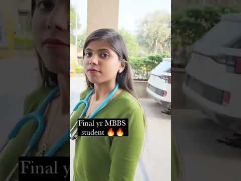 1st yr. Vs Final yr. MBBS student 🔥🤯#shorts #neet