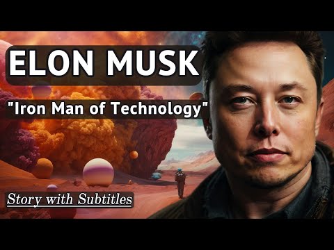 Elon Musk - The Iron Man of Technology 🍀 Learn English through Stories 🍀 Documentary, Subtitles