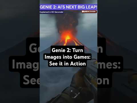 Genie 2: AIs next big leap | Game Design AI Turns Photos into Playable 3D Worlds #new #ai #shorts