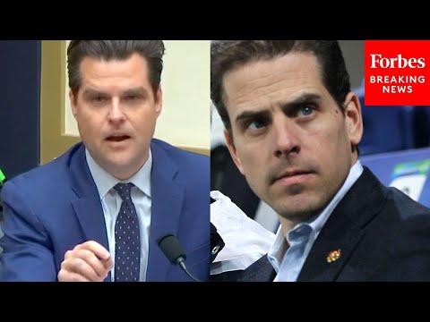 ‘Hunter Biden Is Compromised’: Matt Gaetz Grills DOJ Official On The President’s Son