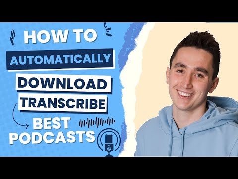 Full Python Portfolio Project! Create a smart program to download &amp; transcribe top podcasts.