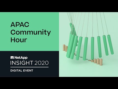 LIVE in APAC - #NetAppINSIGHT 2020 - Community Hour: Optimize Cloud Cost Together