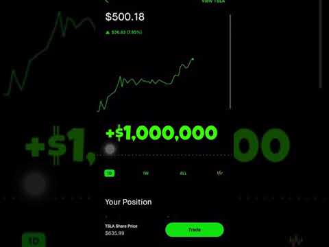 MADE A MILLION OFF $460 ON TESLA ON ROBINHOOD || Wall Street Bets Options Trading