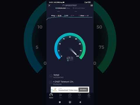 Yettel 5G Szekszárd Speedtest