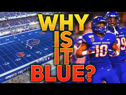 The REAL REASON Boise State&#039;s Football Field is Blue and The Story Behind it