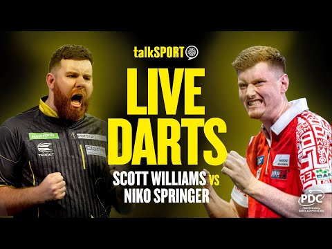 LIVE: Scott Williams Vs Niko Springer | talkSPORT Darts - PDC WORLD DARTS CHAMPIONSHIP - Watchalong