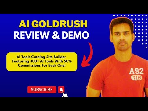 AI GOLDRUSH Review &amp; Demo!! ⚠️ WARNING ⚠️ DON&#039;T GET THIS WITHOUT MY 👷 CUSTOM 👷 BONUSES!!