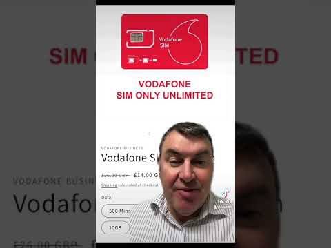 Vodafone Unlimited SIM Only for a great price.