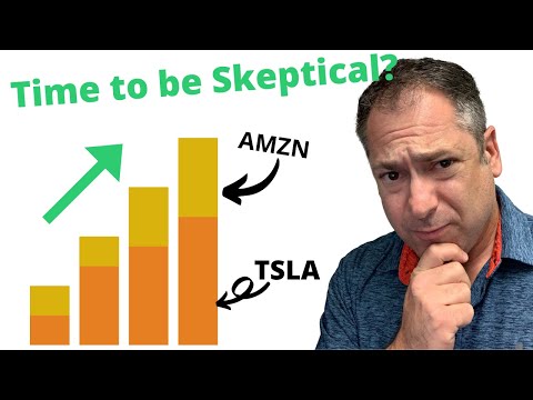 Time to get skeptical?! Amazon, Tesla, and others have gone parabolic!