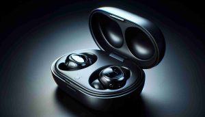 Imagine the ultimate sound freedom with a pair of high-end, wireless earphones, rivaling even the best in the market. Imagine them in highest definition, meticulously designed for superior audio performance. Each earbud crafted with sleek contours, a glossy finish, and nestled in a compact, durable case. Let the case boast a futuristic design with smooth, rounded edges. The earbuds should rest snugly within, waiting to unleash an immersive, crystal-clear audio experience.