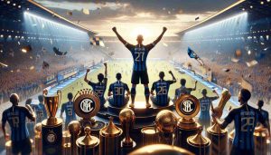 Realistic high-definition image representing the prestigious Football Club Inter Milan, focusing on the prospect of them having a triumphant season. The scene is charged with achievement, glory, and anticipation. Use symbols and elements that typically represent conquering and success. Please add some text to the image expressing 'Here's What You Need to Know!'