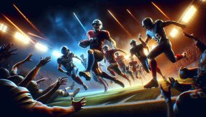 A high-definition, realistic image of an exciting sports event. The intense game seems to be nearing its conclusion, with moments of last-second drama unfolding. There's an air of anticipation as the team known as the Commanders are on the brink of extending their winning streak. The atmosphere is tense and electrifying as the players give their all on the field, keeping spectators at the edge of their seats. Delve into the action-packed suspense and vibrant energy of this game's pivotal point.