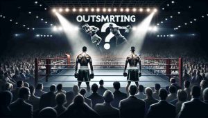 An HD image visualizing a concept of two heavyweight boxers in the ring. One is showing strategy and cunning, symbolizing 'outsmarting'. The atmosphere is tense and excited, filled with the anticipation of an unforgettable match. Please, do not depict any real boxers, just generic, unnamed ones. Also, no text should be in the image.